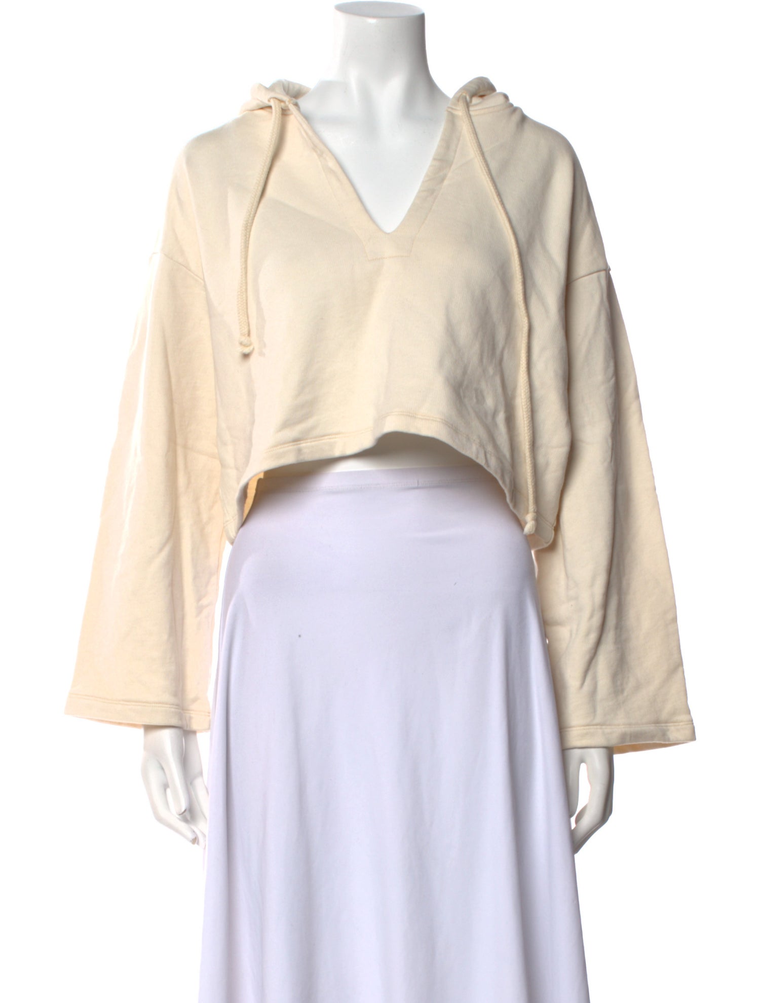 Baserange V-Neck Long Sleeve Crop Top