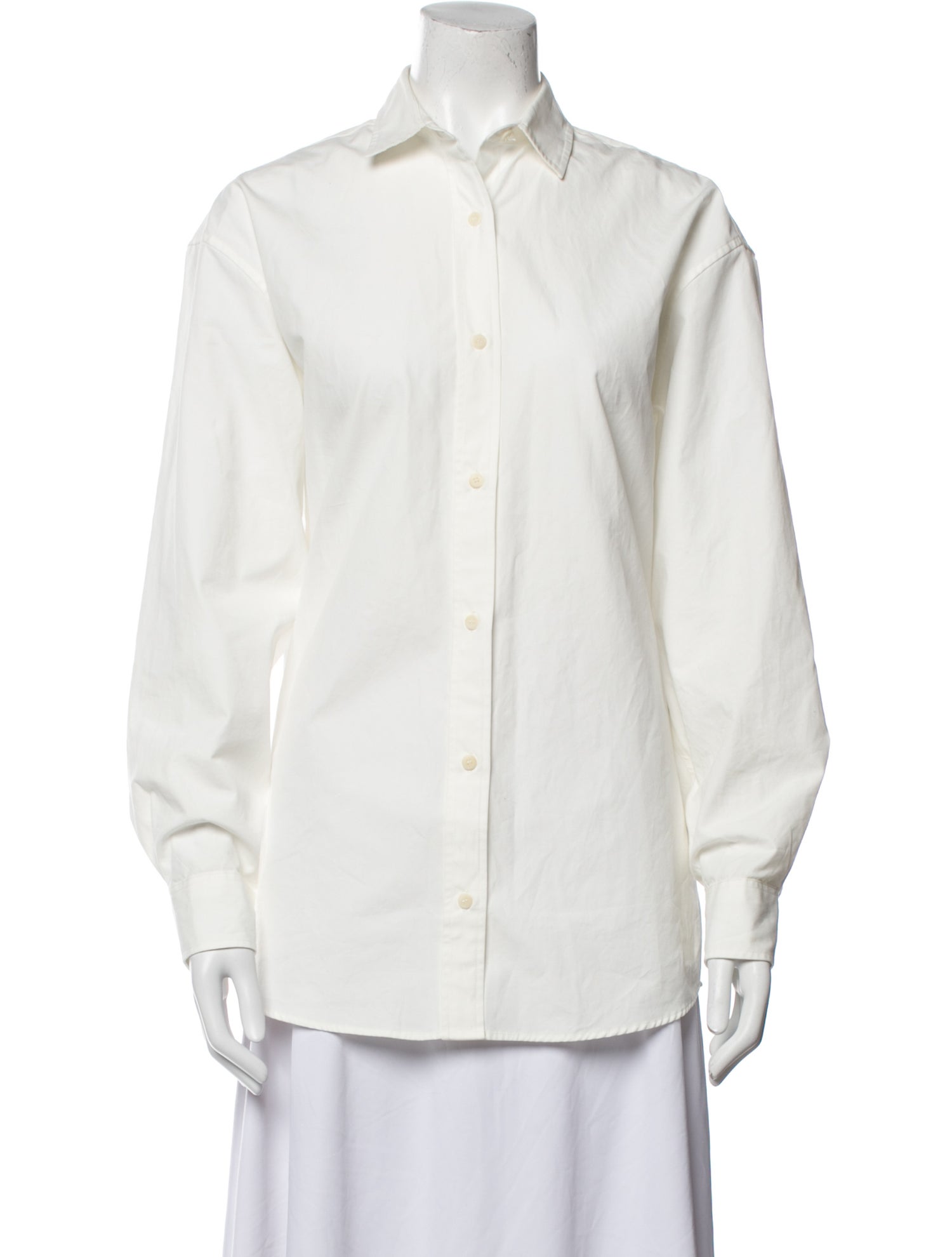 Baserange Long Sleeve Button-Up Top