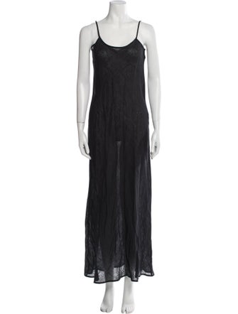 Baserange Linen Long Dress