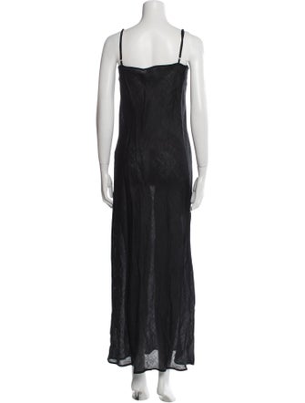 Baserange Linen Long Dress