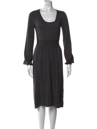 Baserange Scoop Neck Midi Length Dress