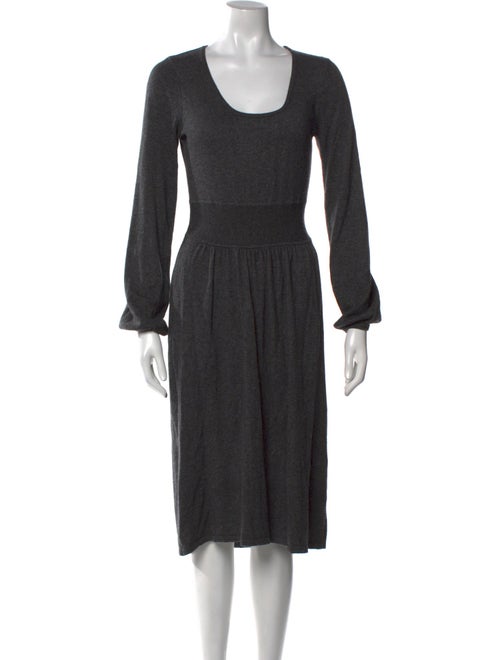 Baserange Scoop Neck Midi Length Dress