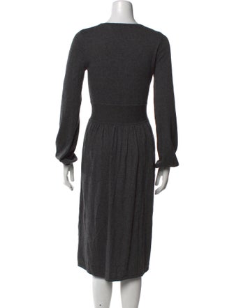 Baserange Scoop Neck Midi Length Dress
