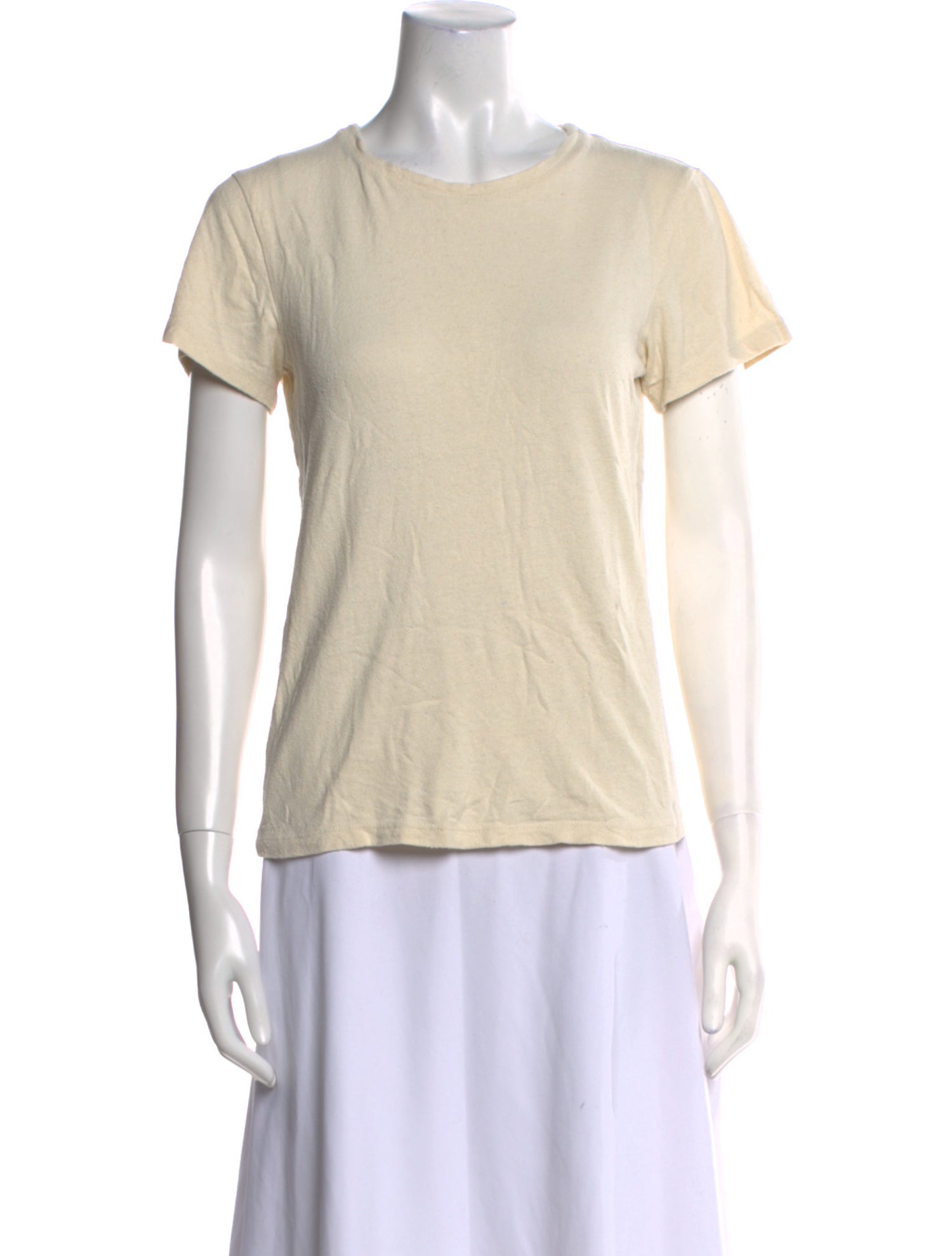 Baserange Silk Bateau Neckline T-Shirt