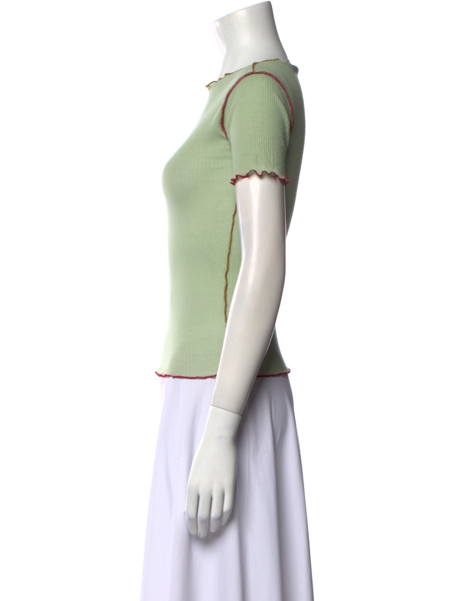 Baserange Bateau Neckline Short Sleeve T-Shirt