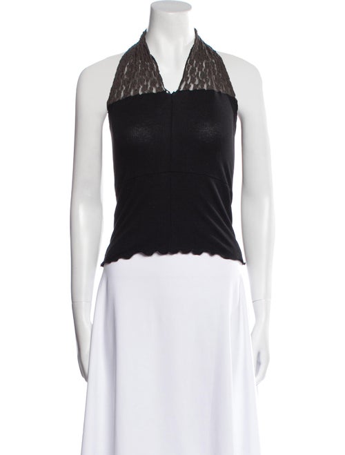 Baserange V-Neck Sleeveless Crop Top