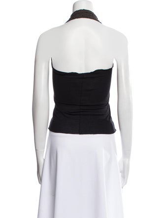 Baserange V-Neck Sleeveless Crop Top