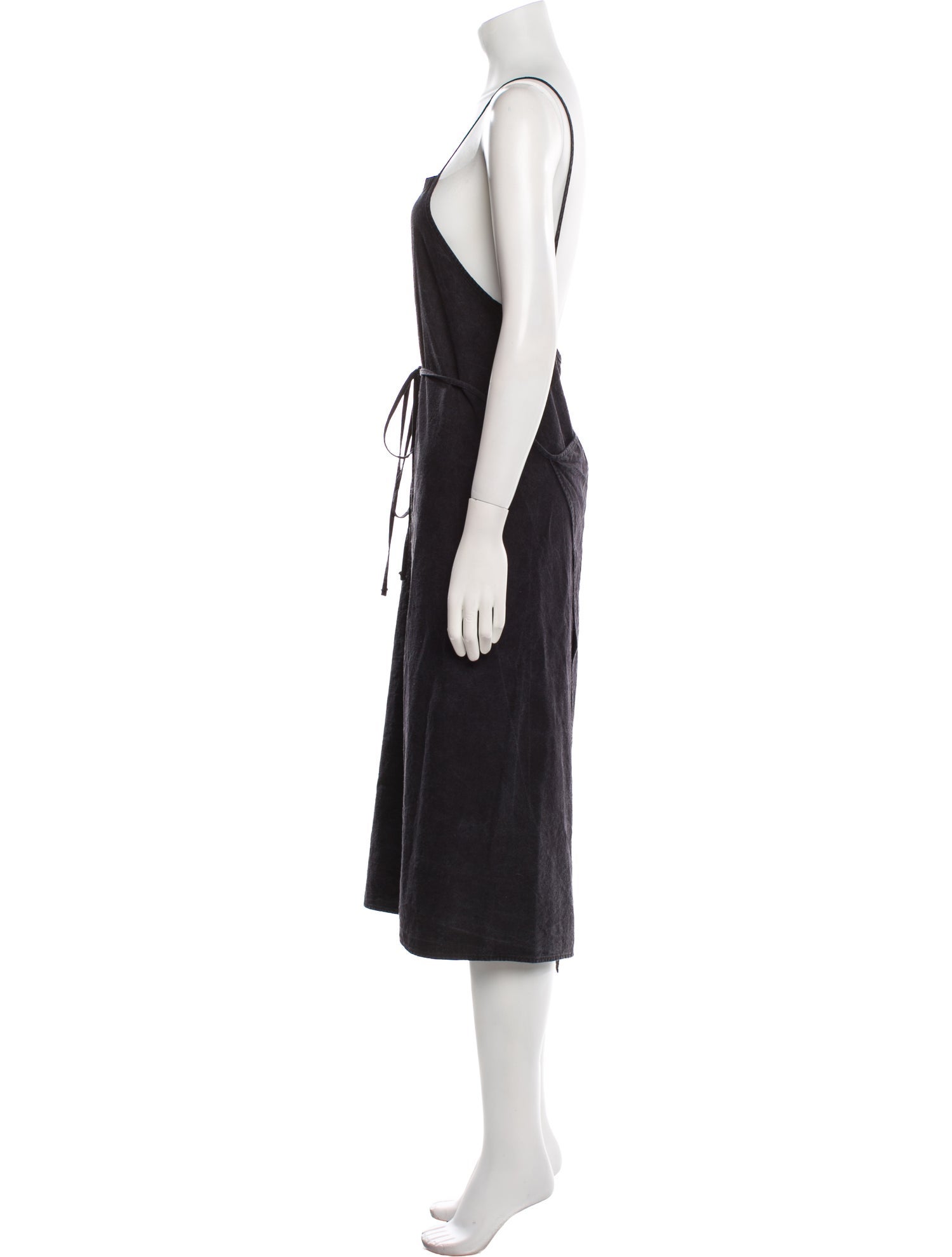 Baserange Silk Knee-Length Dress