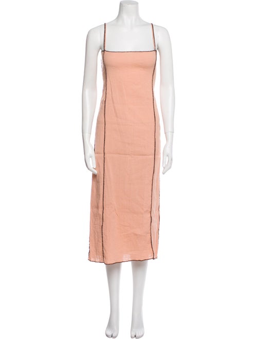 Baserange Linen Midi Length Dress