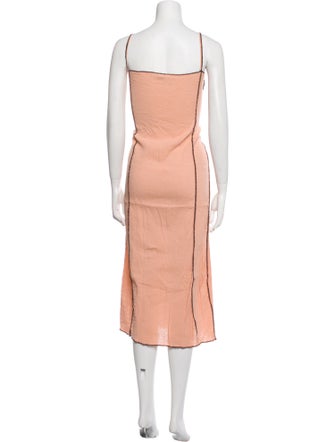 Baserange Linen Midi Length Dress