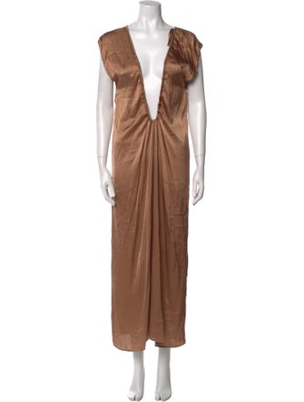 Baserange Silk Long Dress