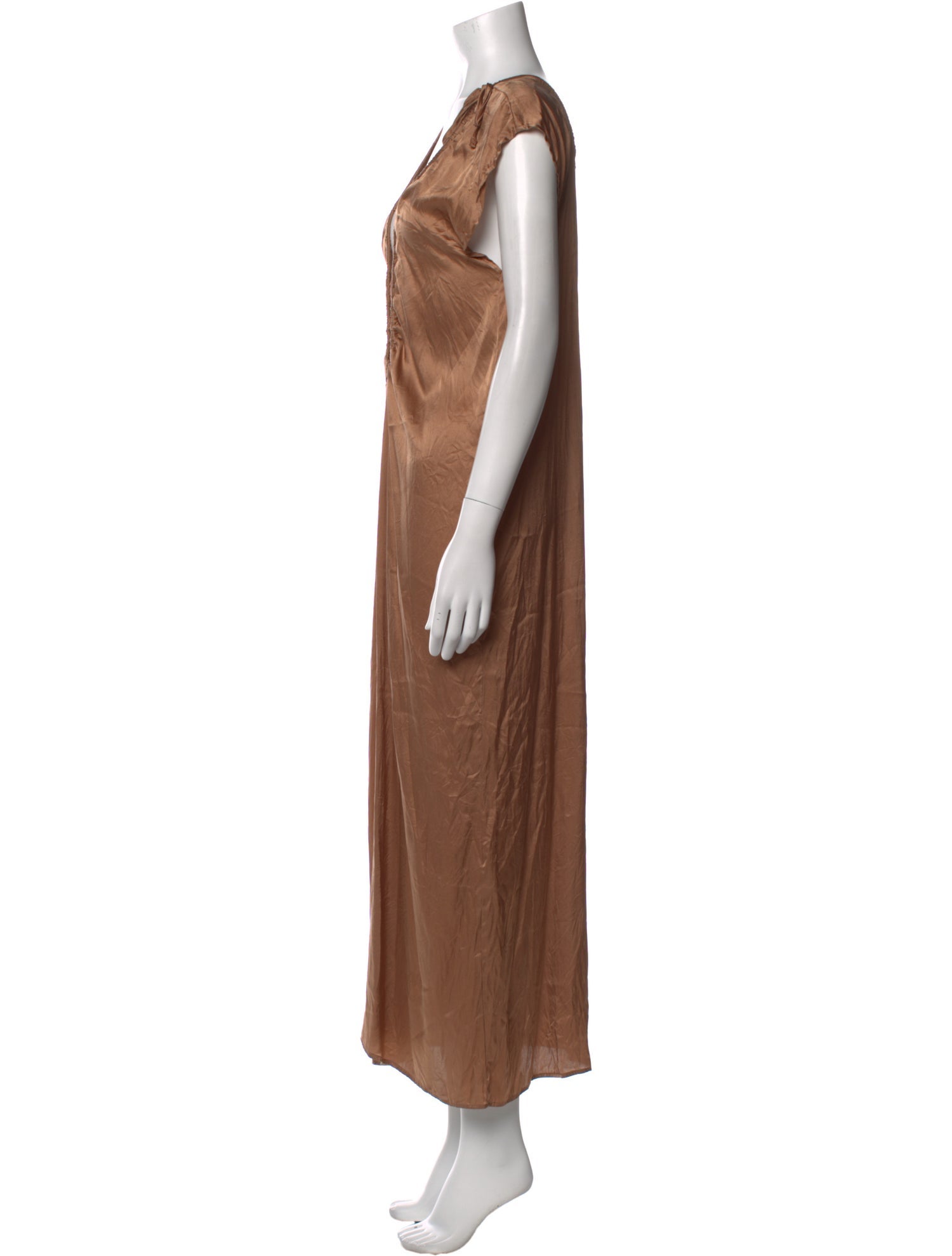 Baserange Silk Long Dress