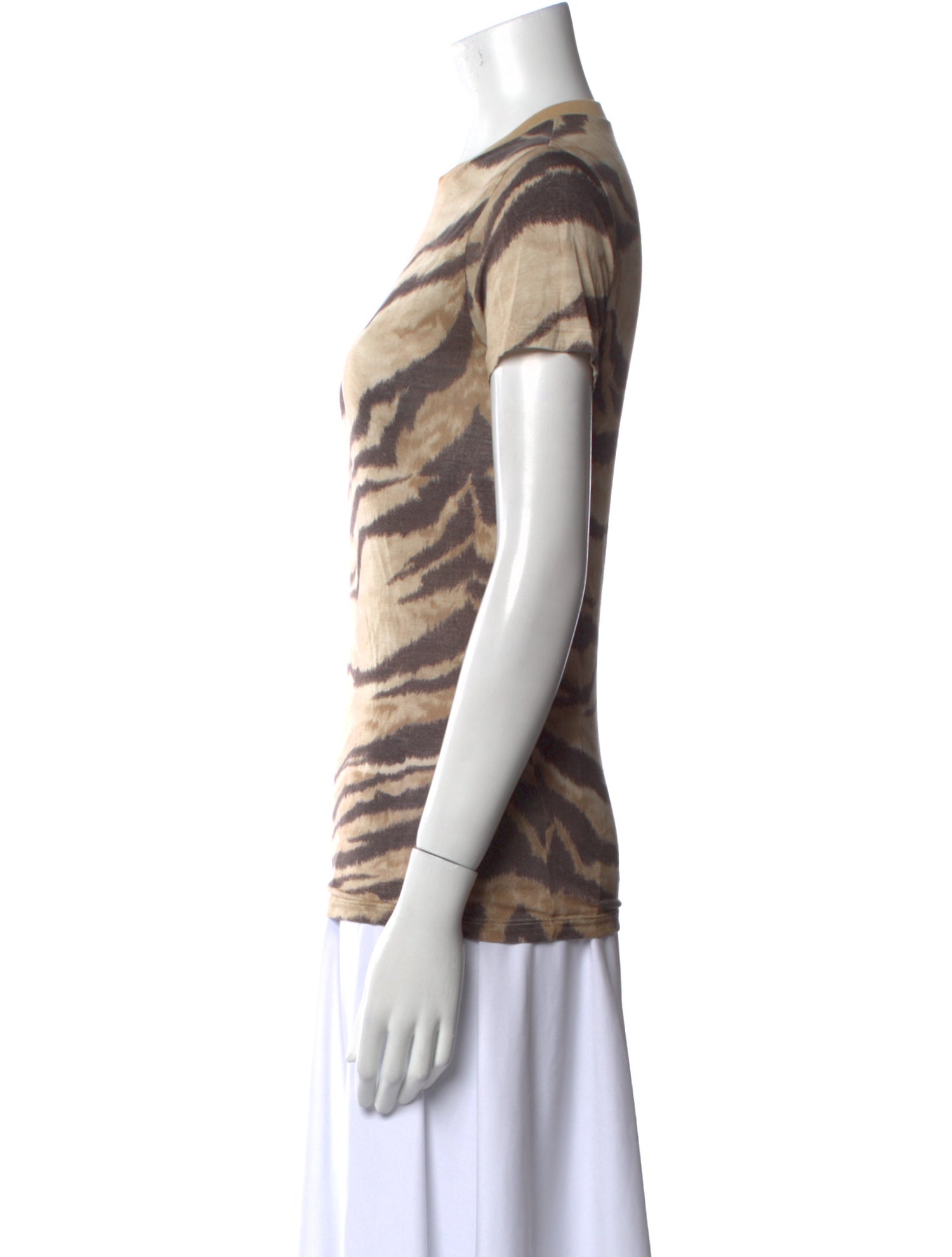 Baserange Tie-Dye Print Crew Neck T-Shirt