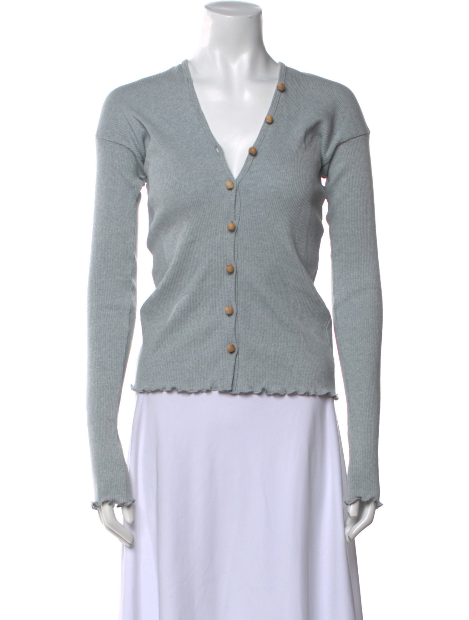 Baserange V-Neck Long Sleeve Polo