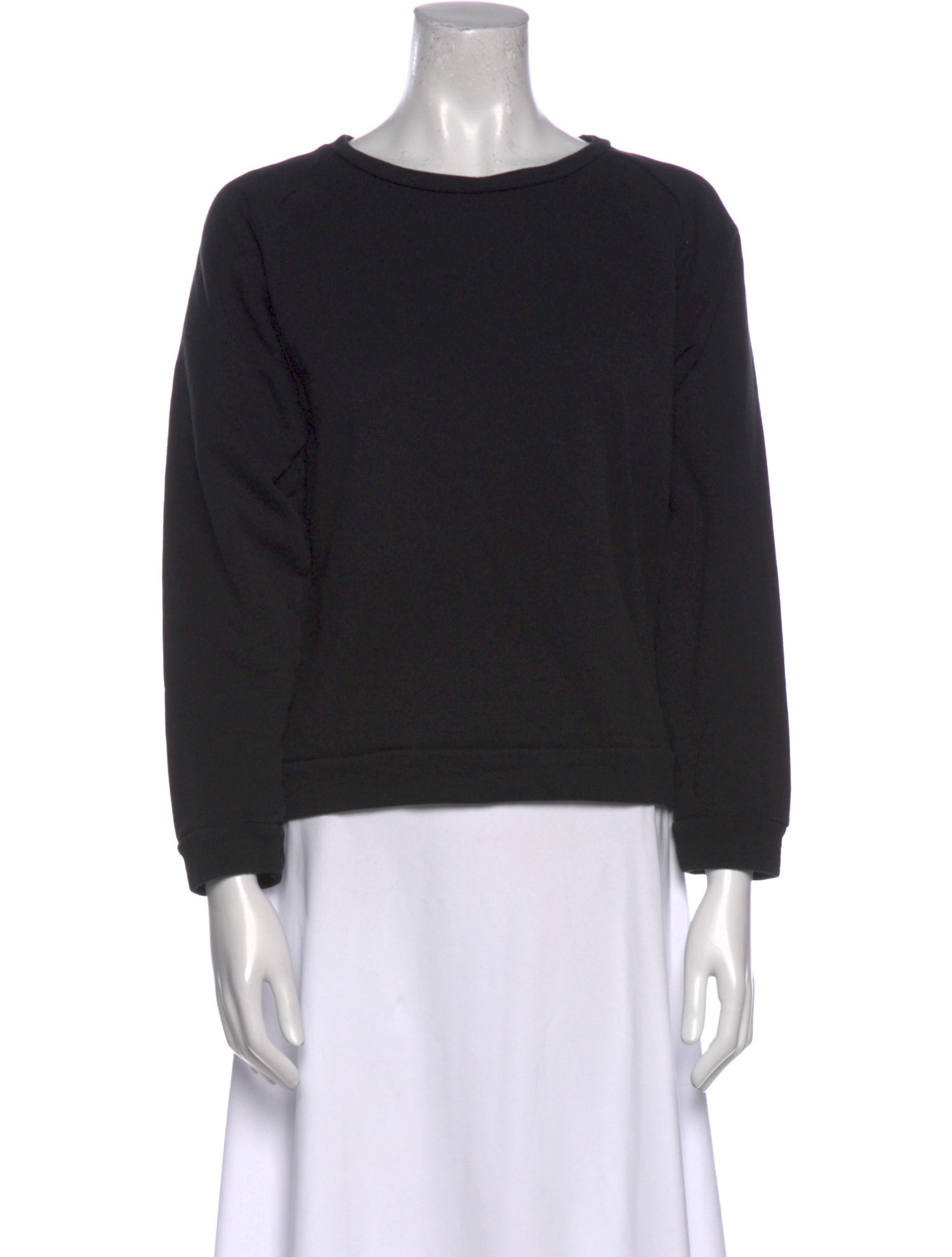 Baserange Bateau Neckline Long Sleeve Sweatshirt