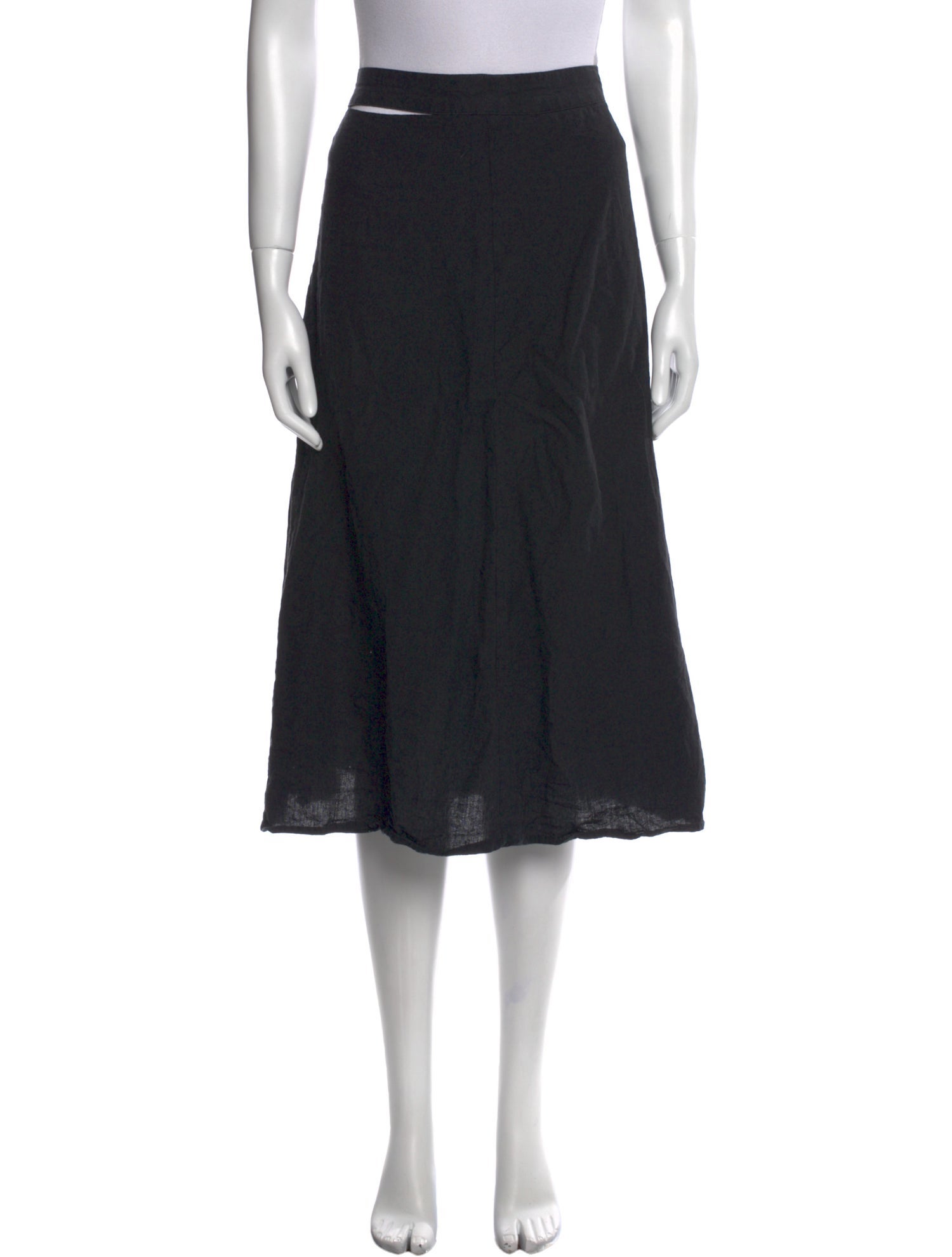 Baserange Linen Midi Length Skirt