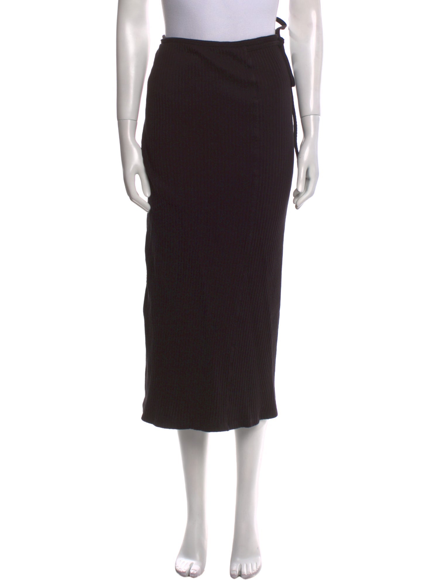 Baserange Ruffle Embellishment Midi Length Skirt w/ Tags