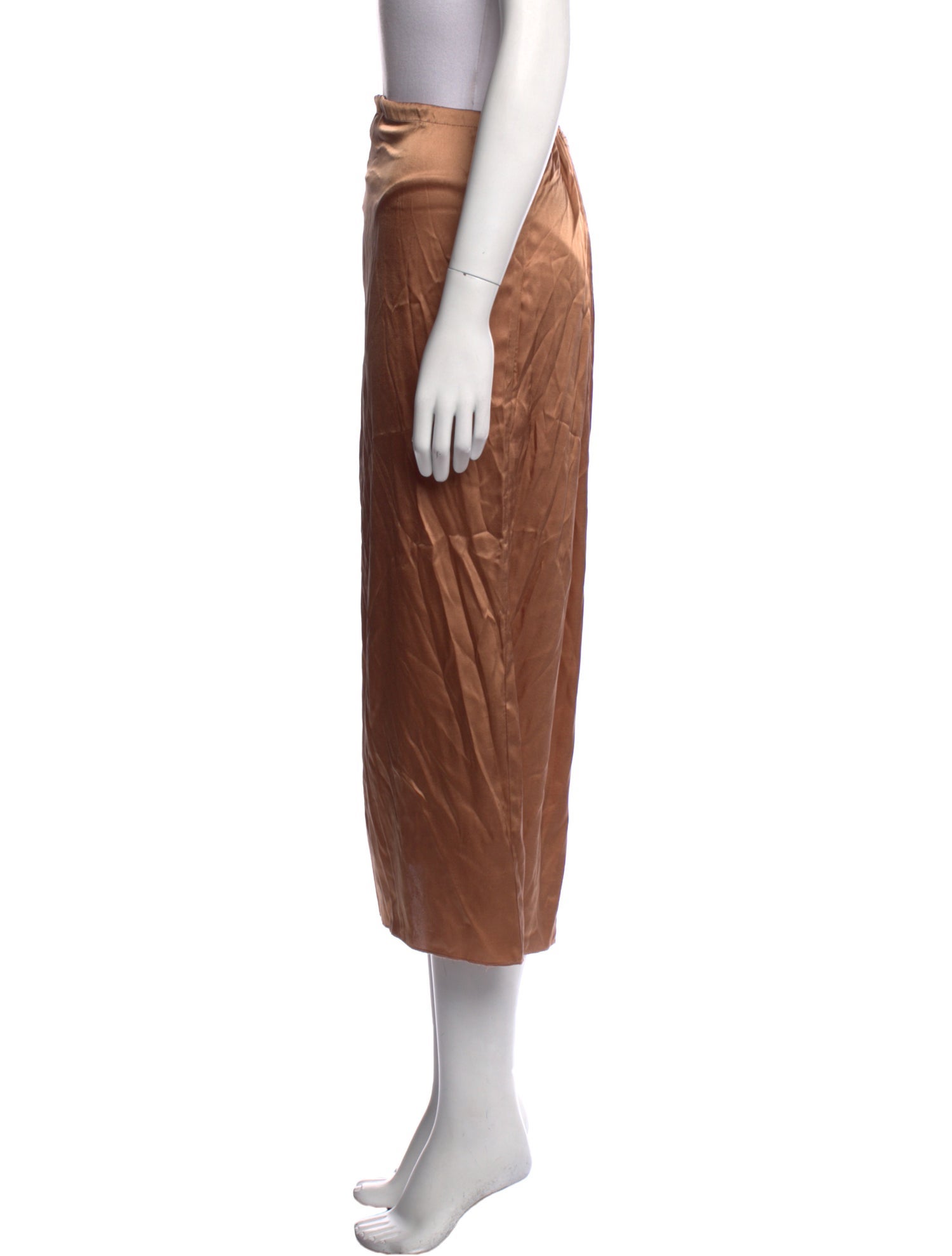 Baserange Silk Midi Length Skirt