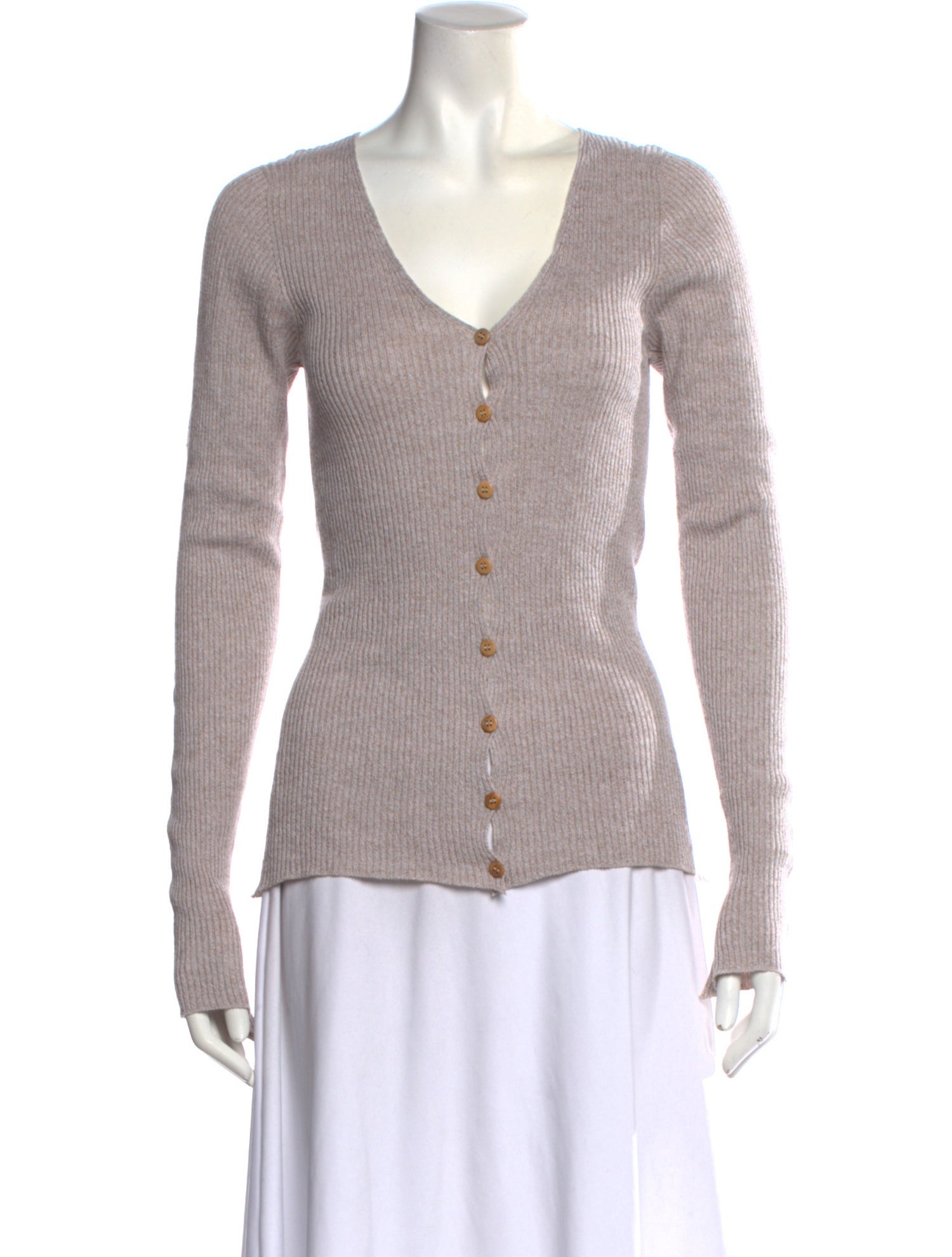 Baserange Striped V-Neck Sweater