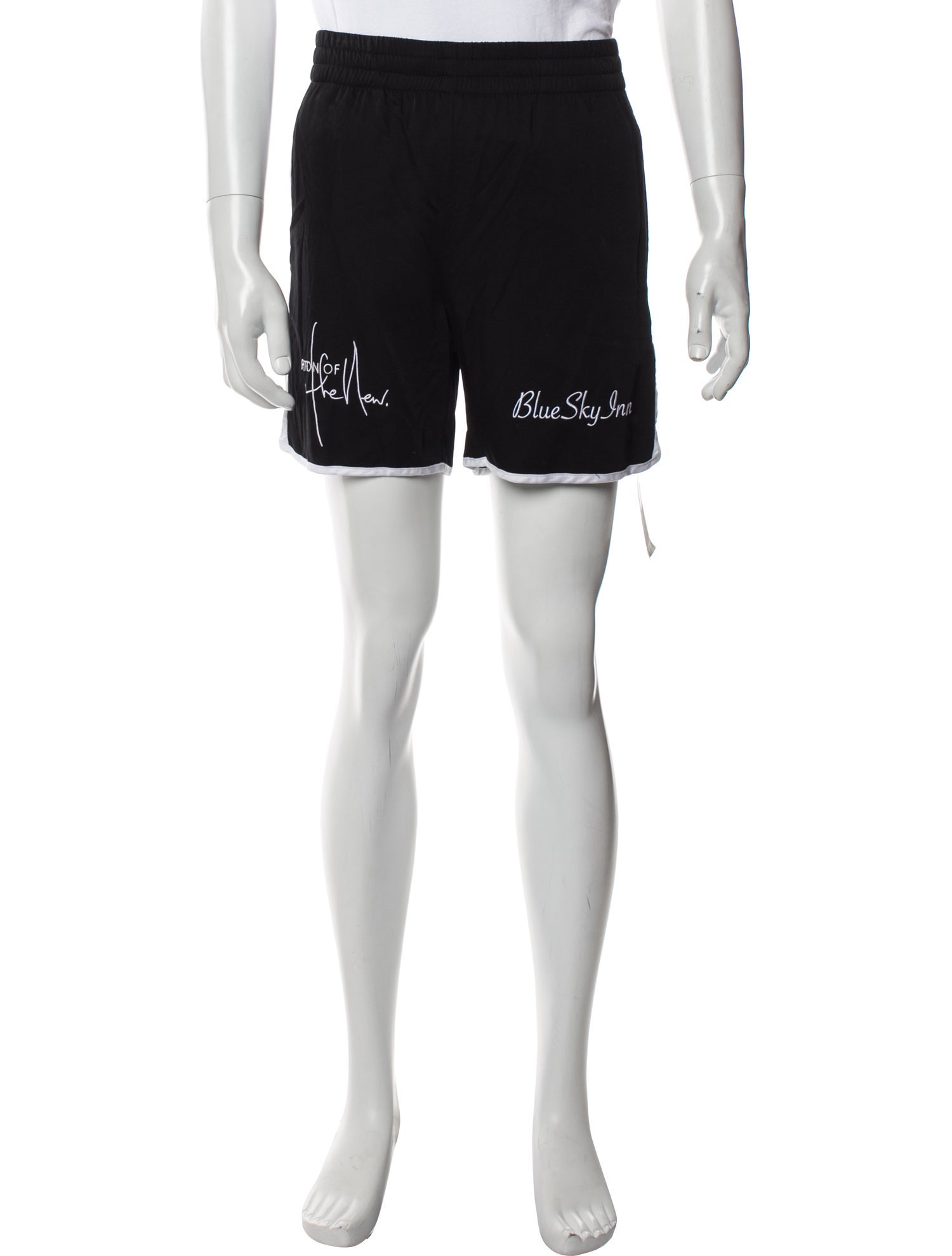 Blue Sky Inn Graphic Print Embroidered Accent Boxers