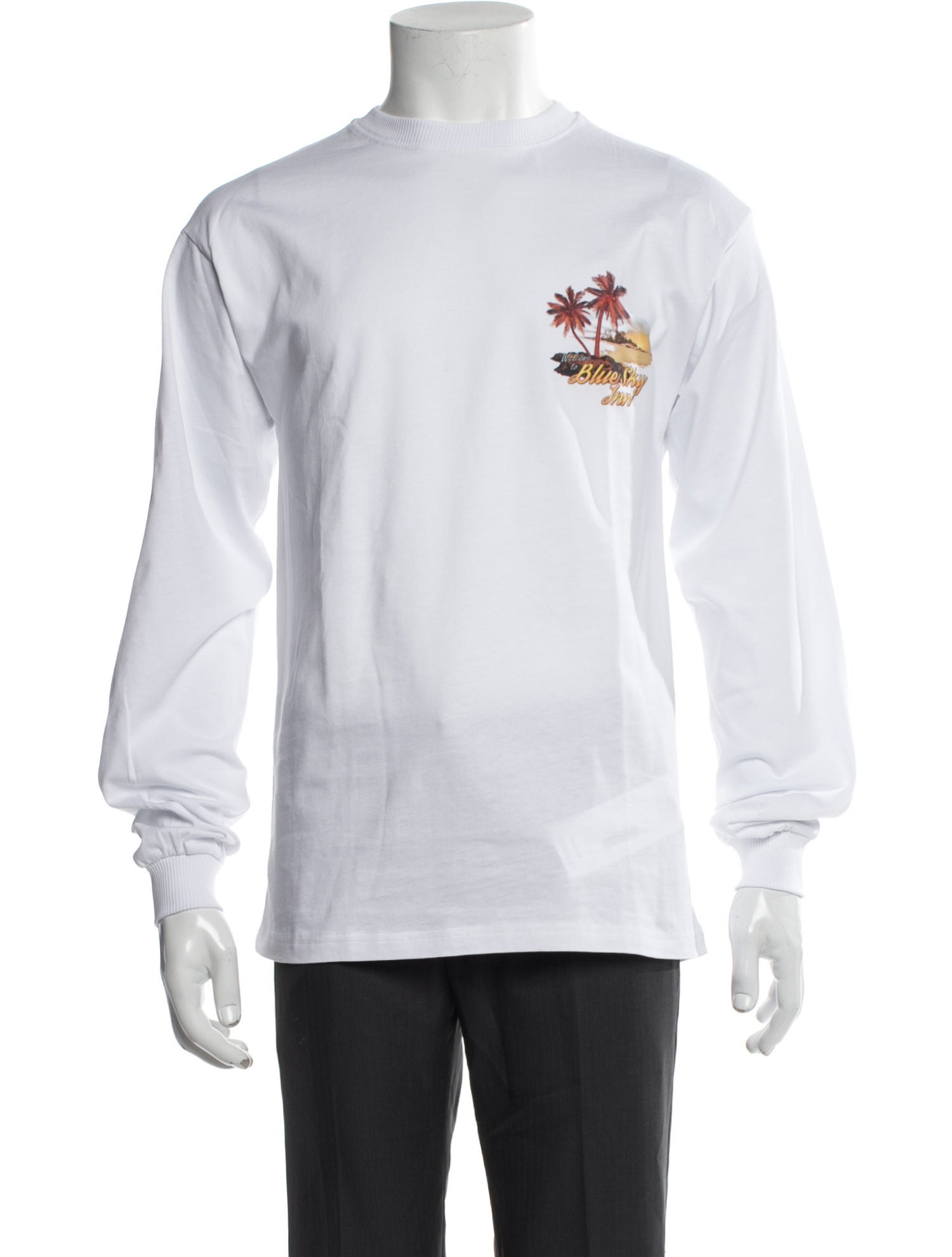 Blue Sky Inn Graphic Print Crew Neck T-Shirt