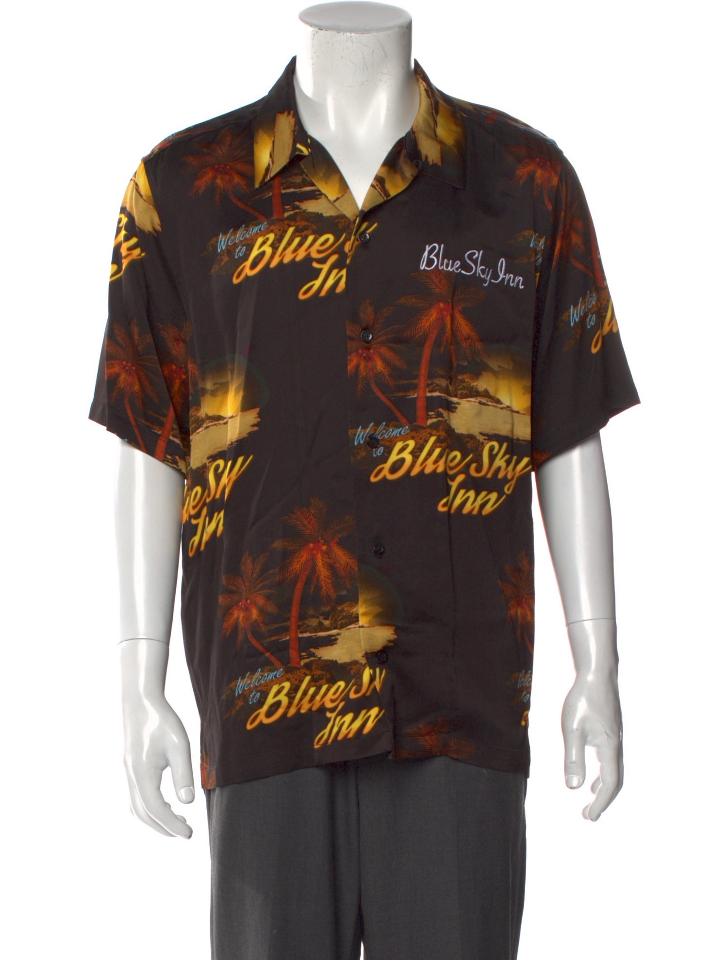 Blue Sky Inn Printed Short Sleeve Shirt