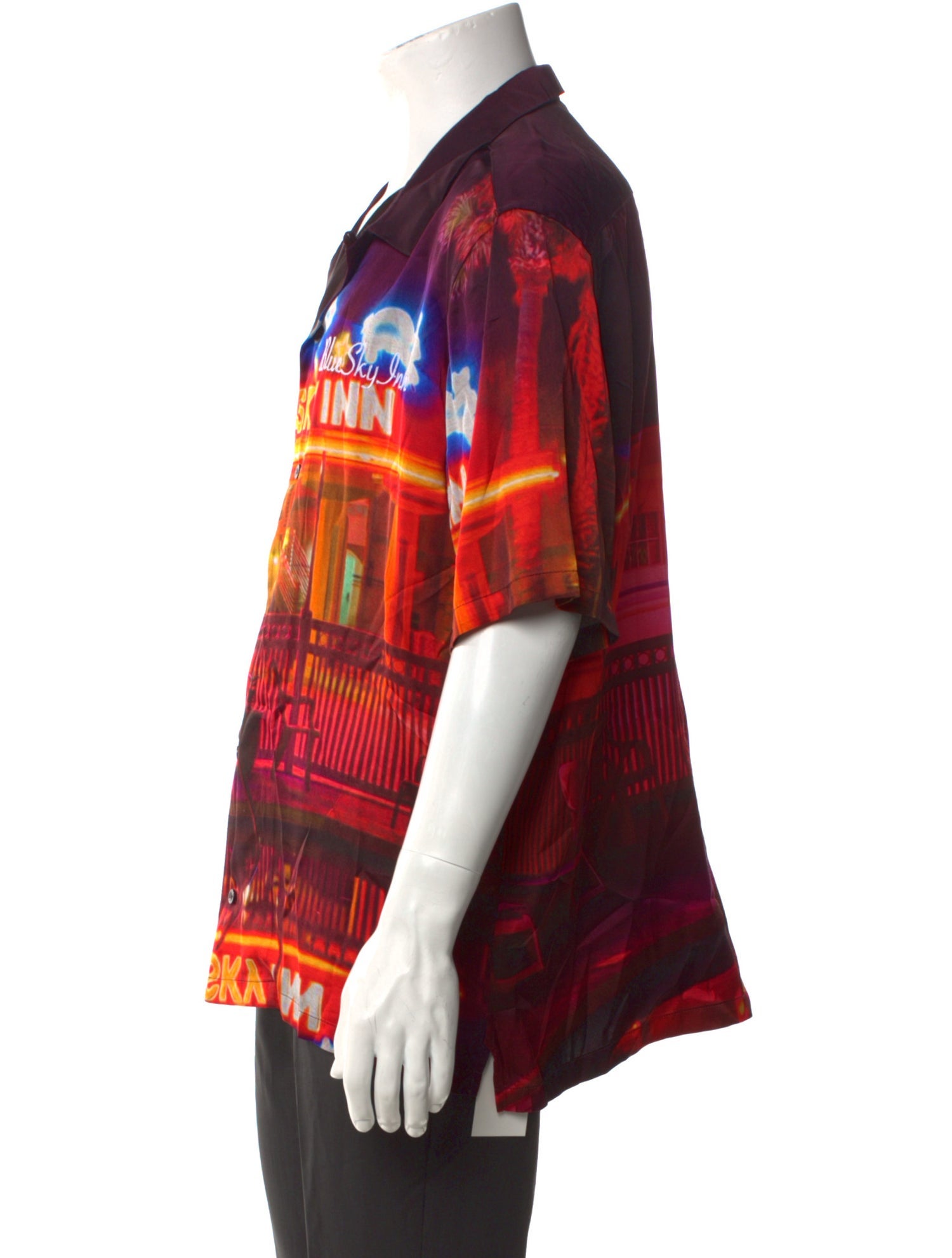 Blue Sky Inn Printed Three-Quarter Sleeve Shirt