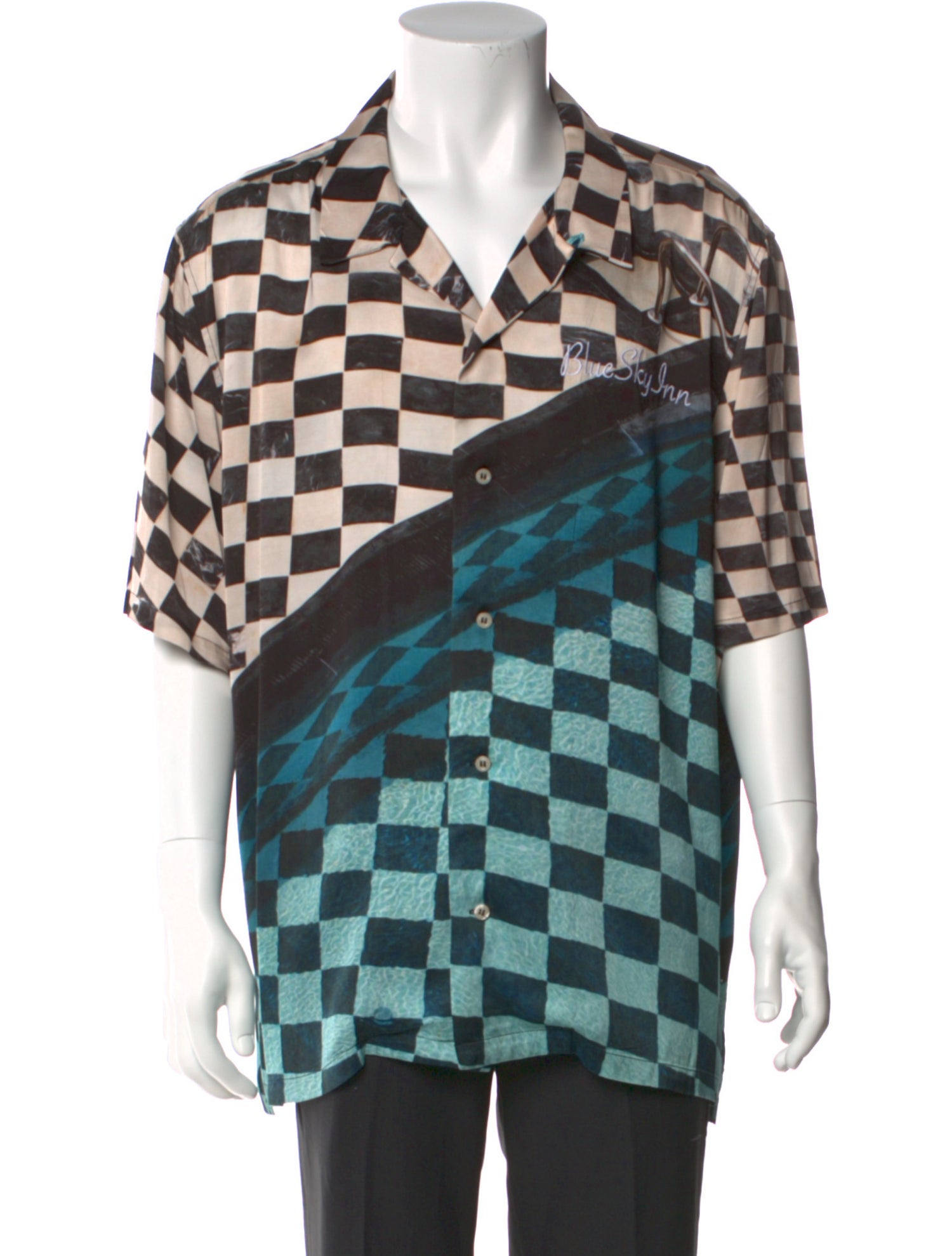 Blue Sky Inn Printed Short Sleeve Shirt