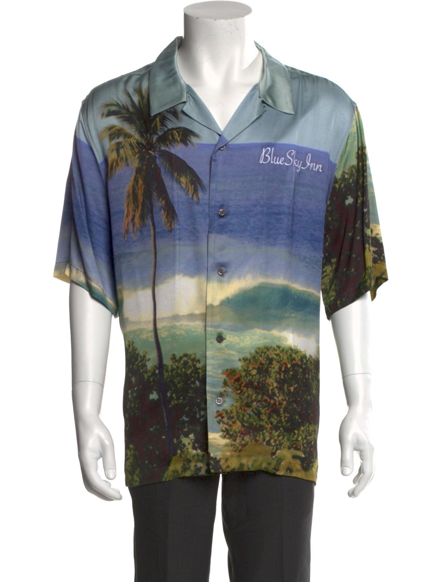 Blue Sky Inn Printed Short Sleeve Shirt