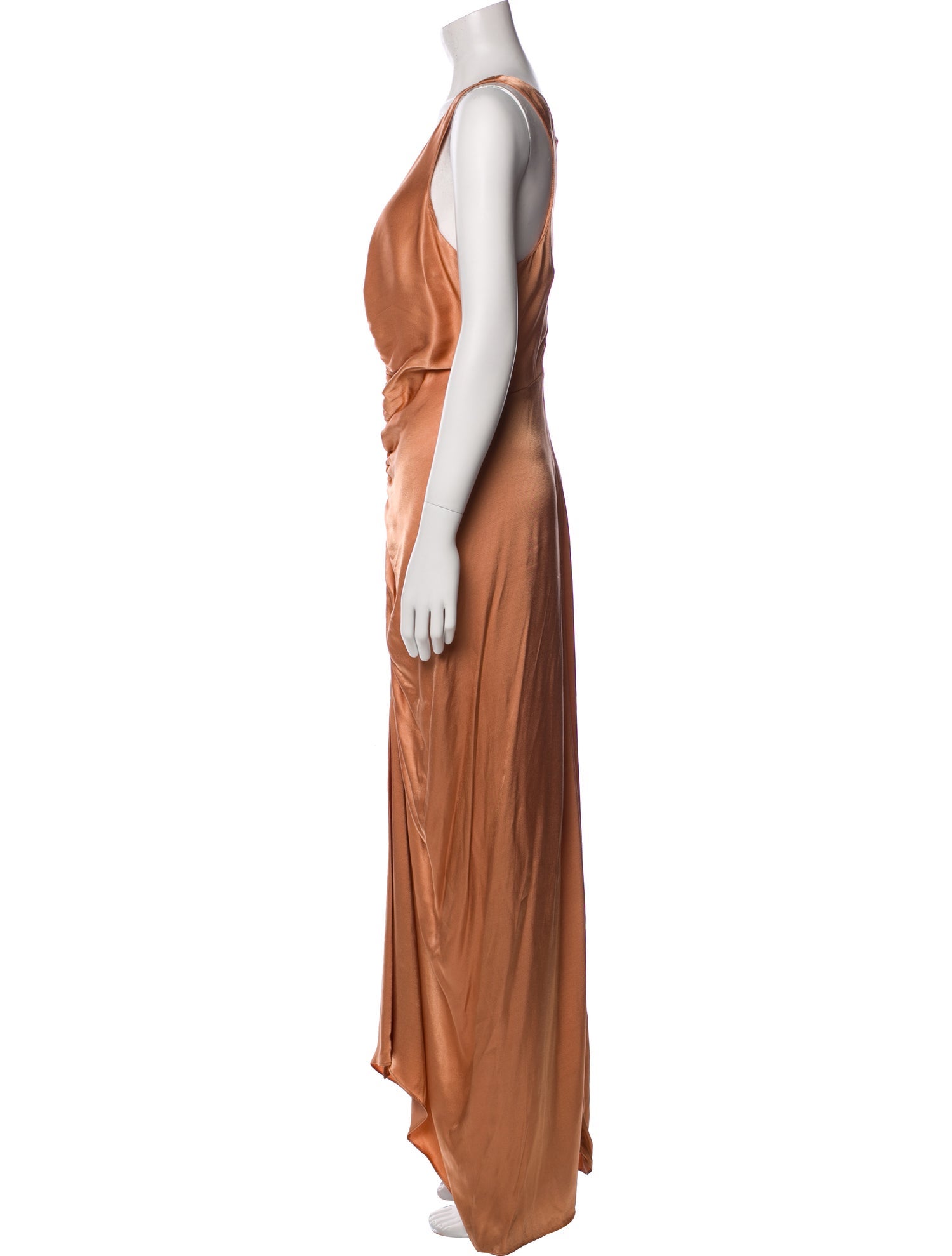 Bianca Spender Cowl Neck Long Dress