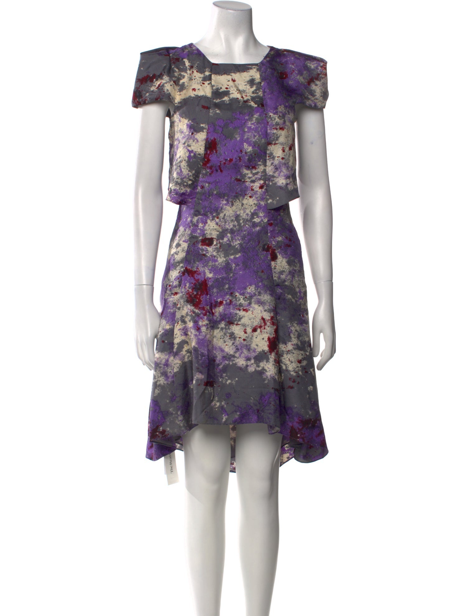 Bianca Spender Silk Knee-Length Dress