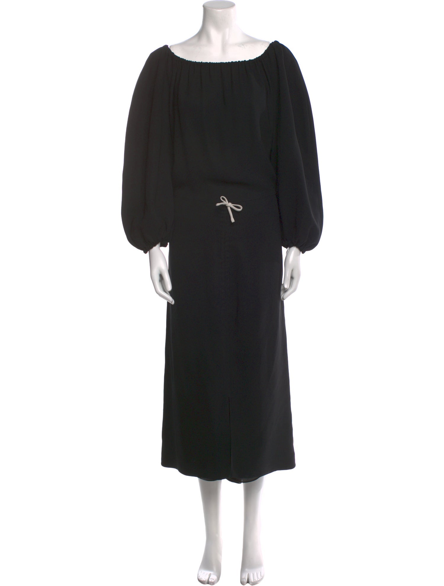 Bianca Spender Bateau Neckline Long Dress