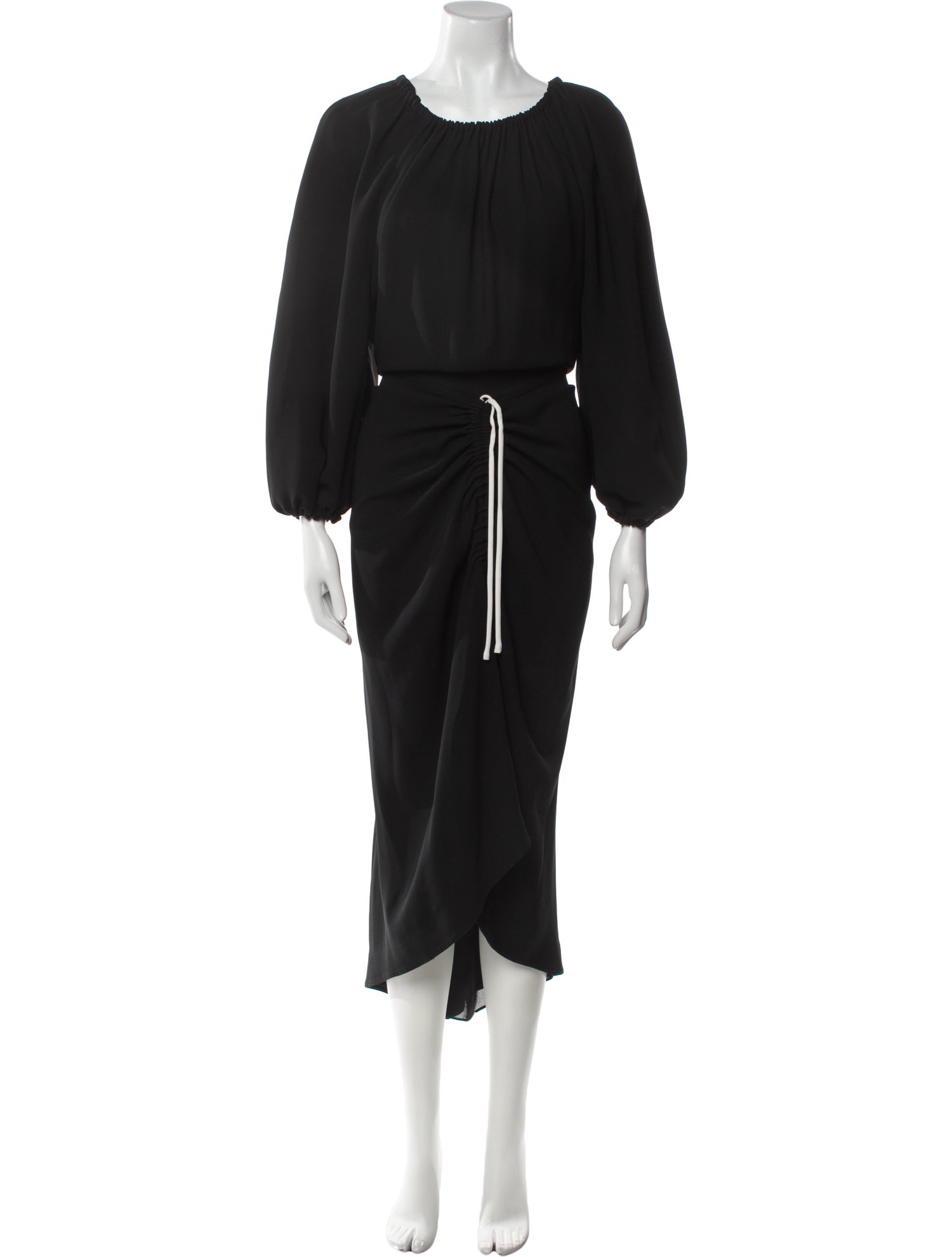 Bianca Spender Crew Neck Long Dress