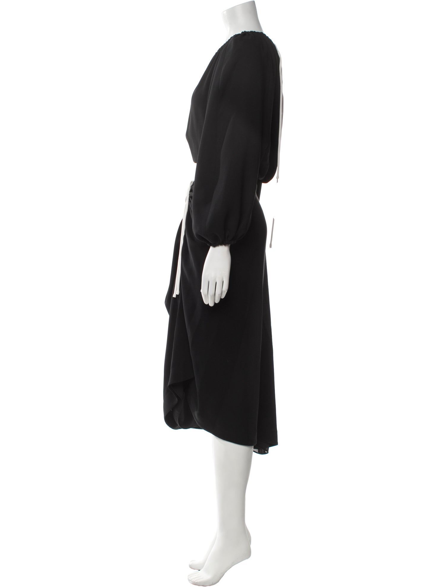 Bianca Spender Crew Neck Long Dress