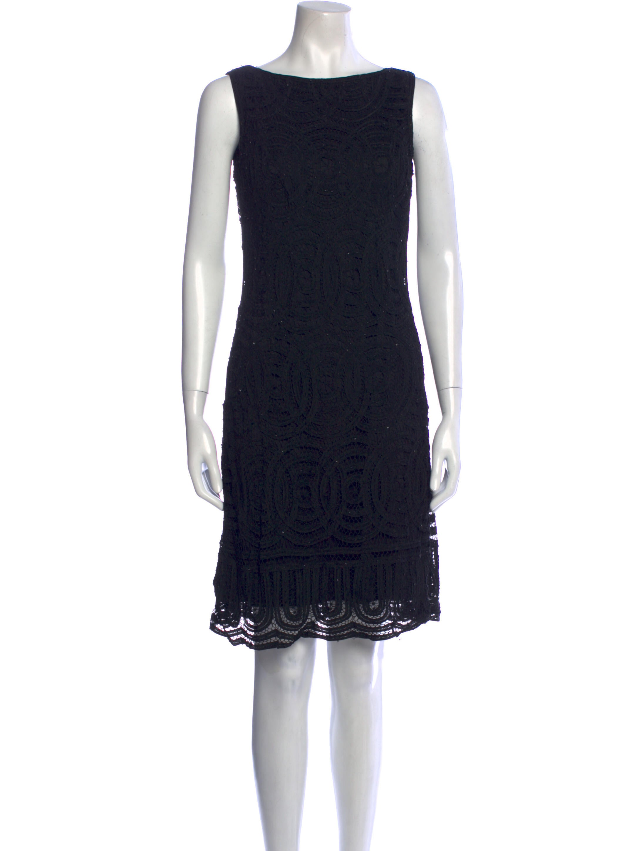 Basix Bateau Neckline Knee-Length Dress