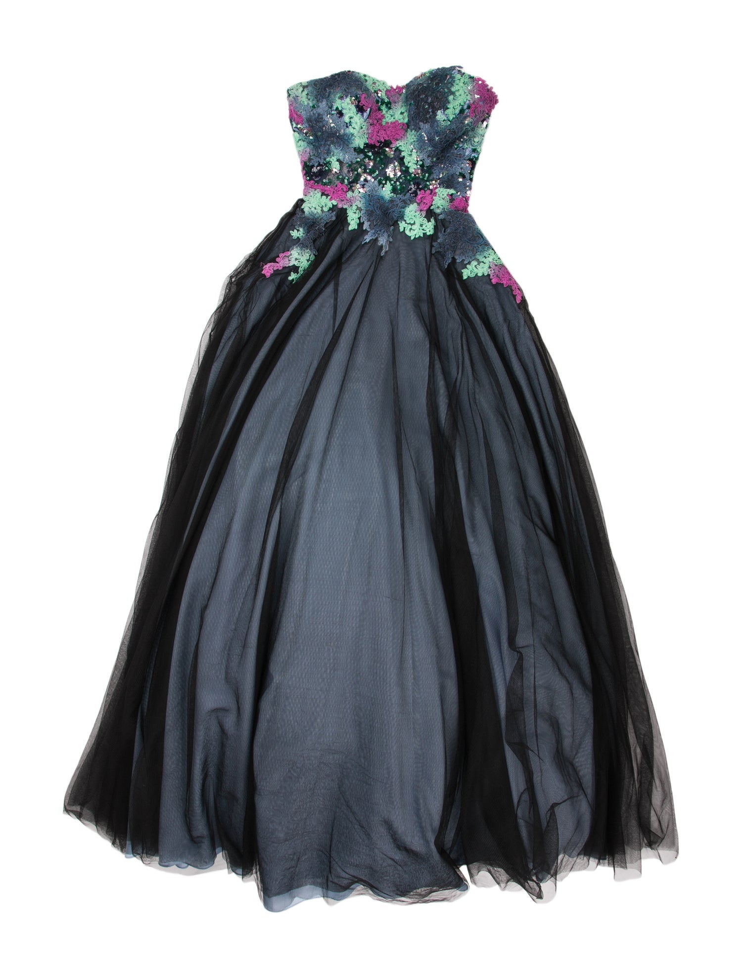 Basix Strapless Long Dress