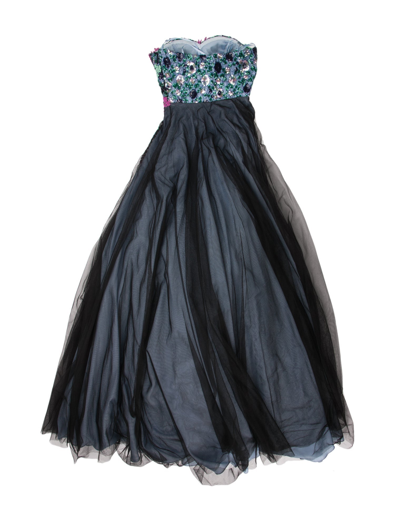 Basix Strapless Long Dress