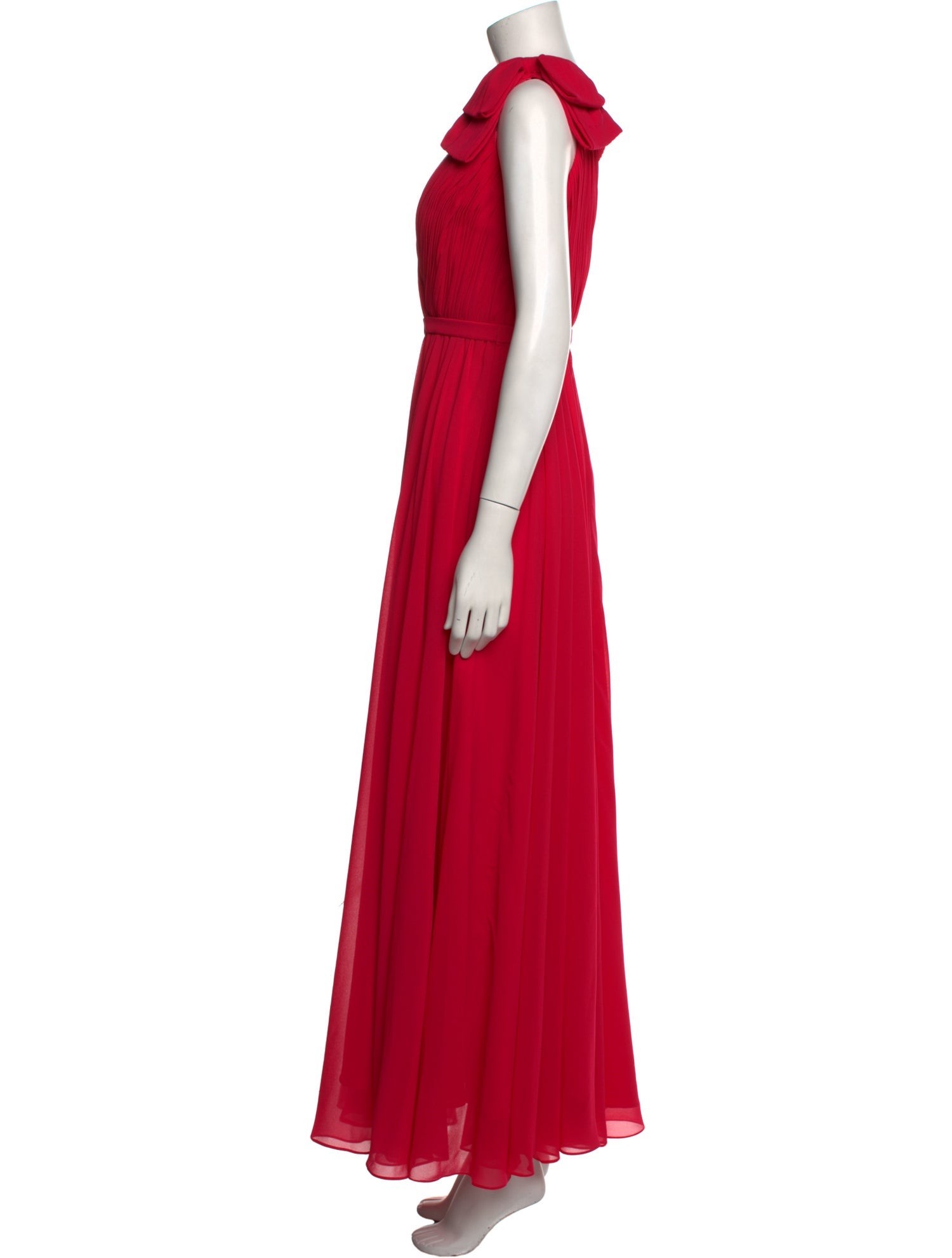 Basix Black Label V-Neck Long Dress