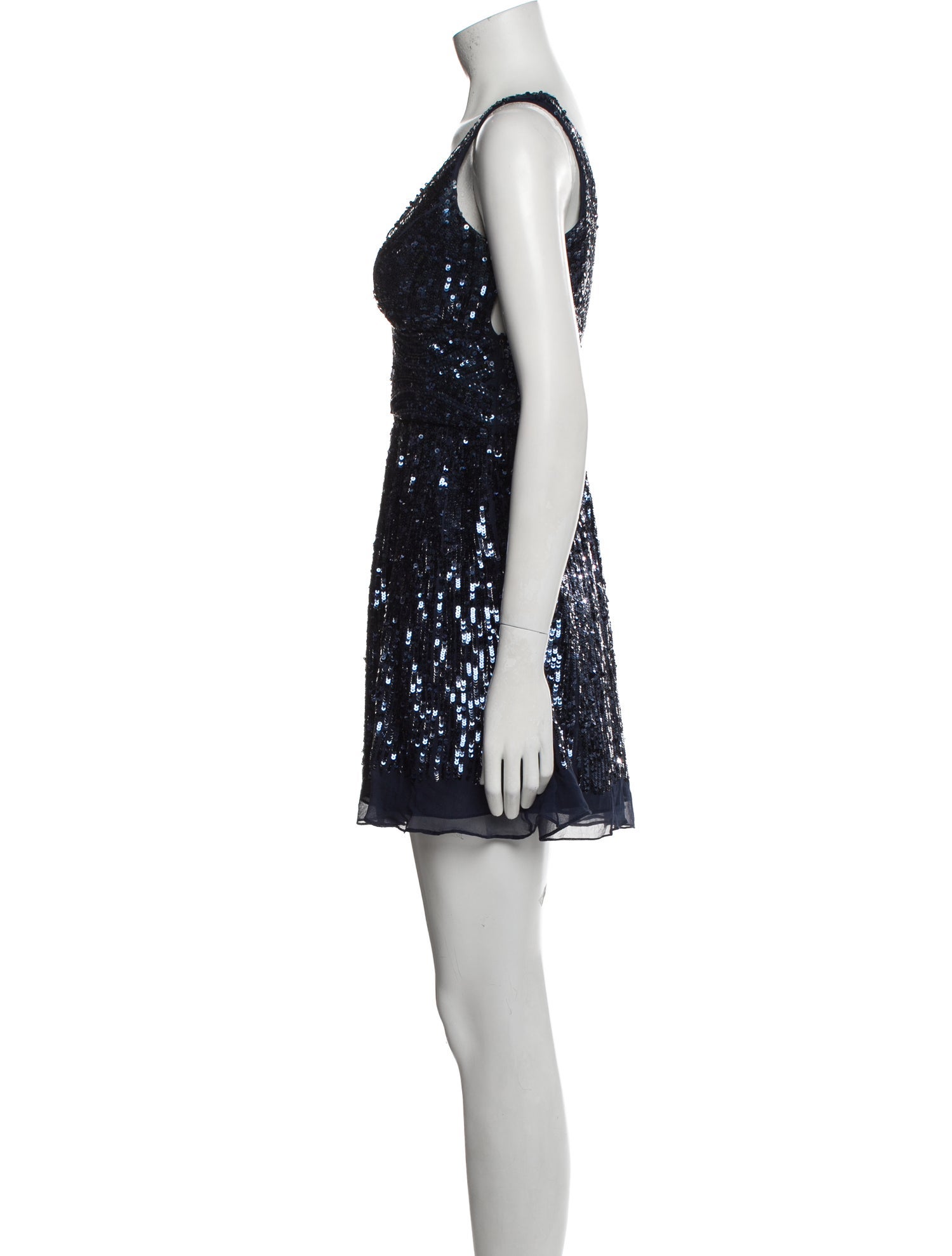 Basix Silk Mini Dress