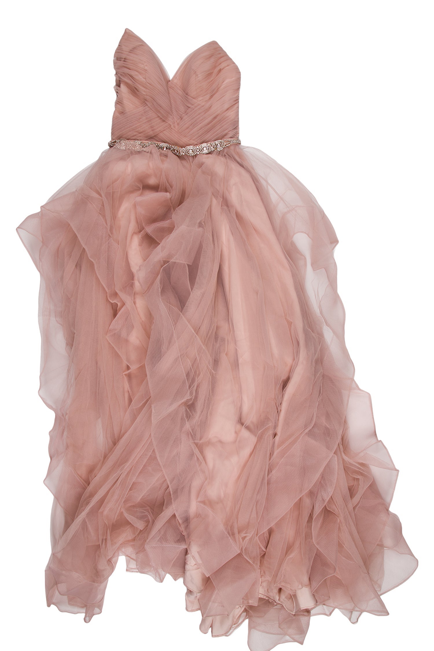 Basix Strapless Long Dress