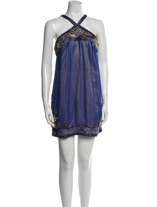 Basix Silk Mini Dress