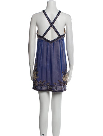 Basix Silk Mini Dress