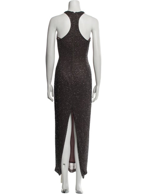 Basix Silk Long Dress