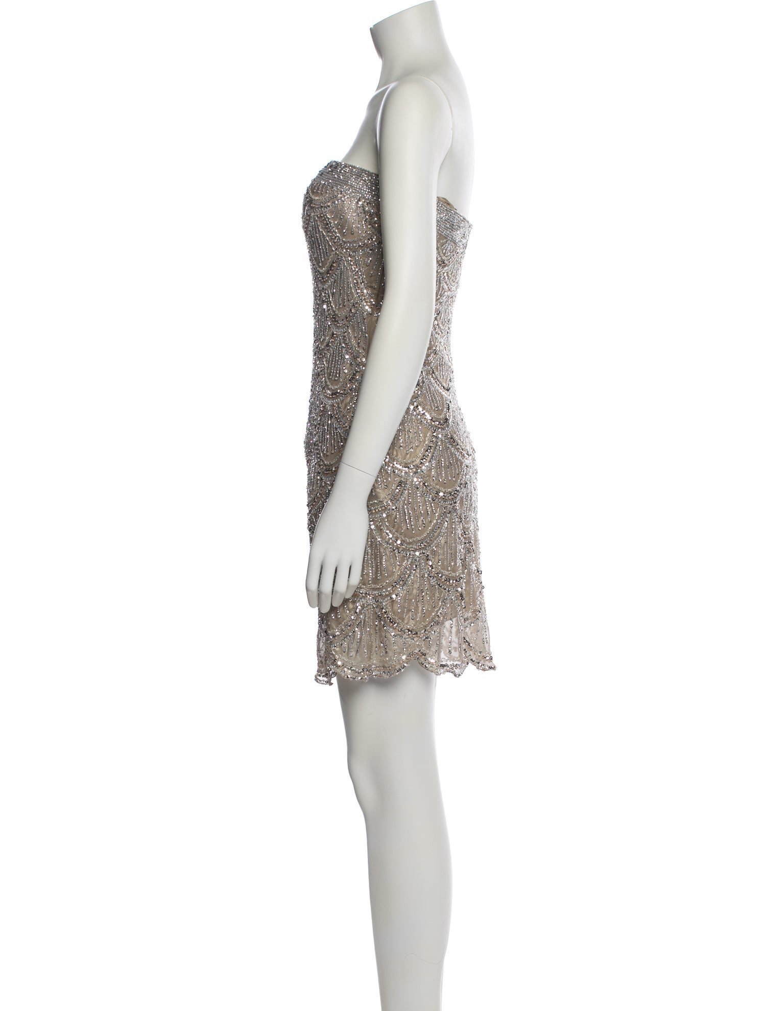 Basix Silk Mini Dress