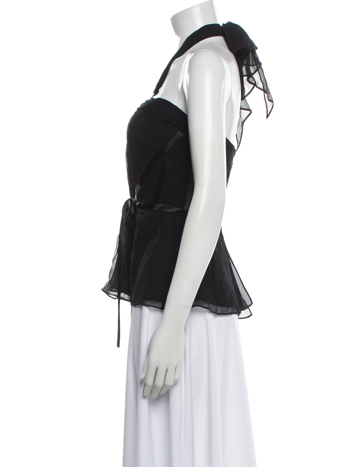 Basix Silk Halterneck Top w/ Tags