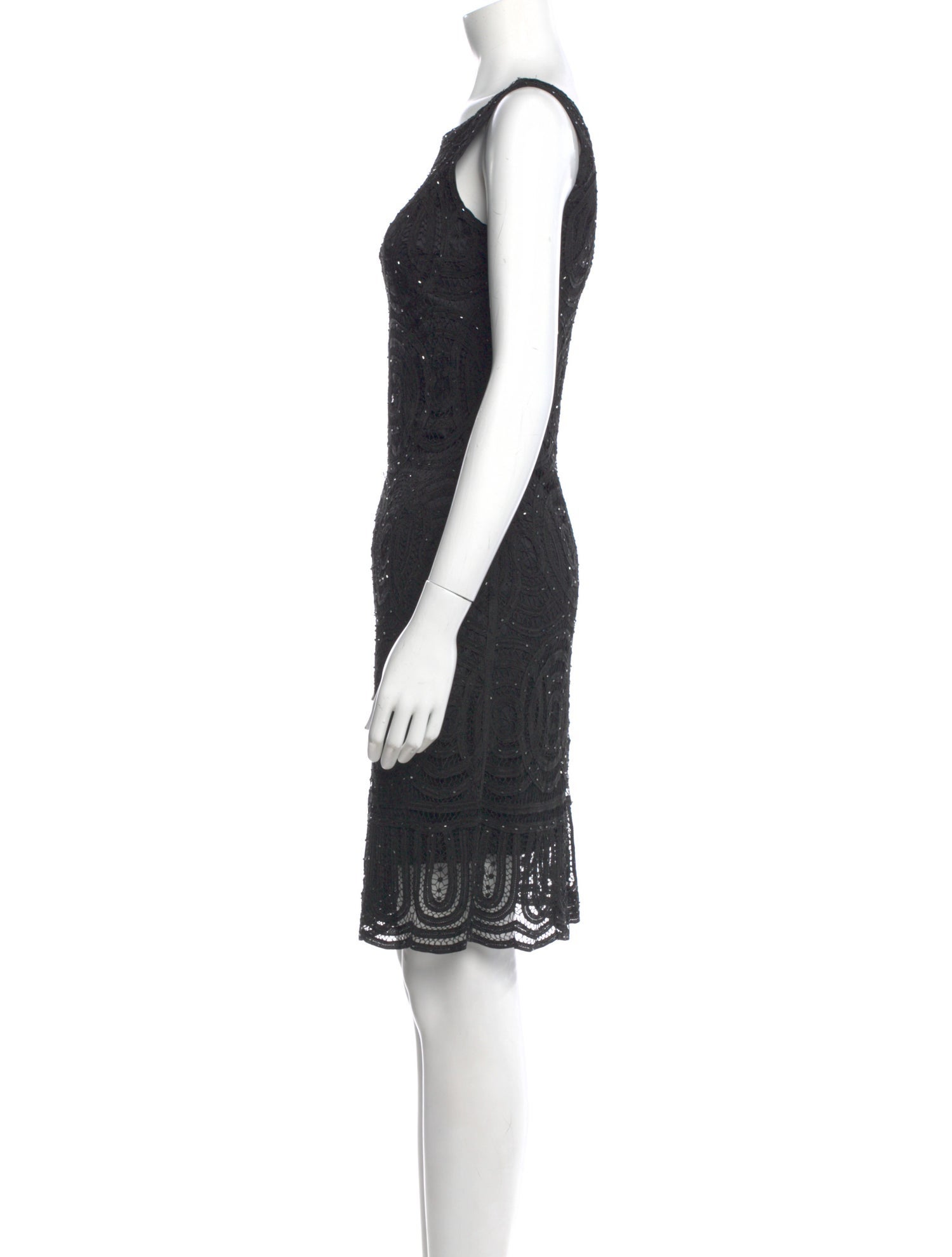 Basix Bateau Neckline Knee-Length Dress
