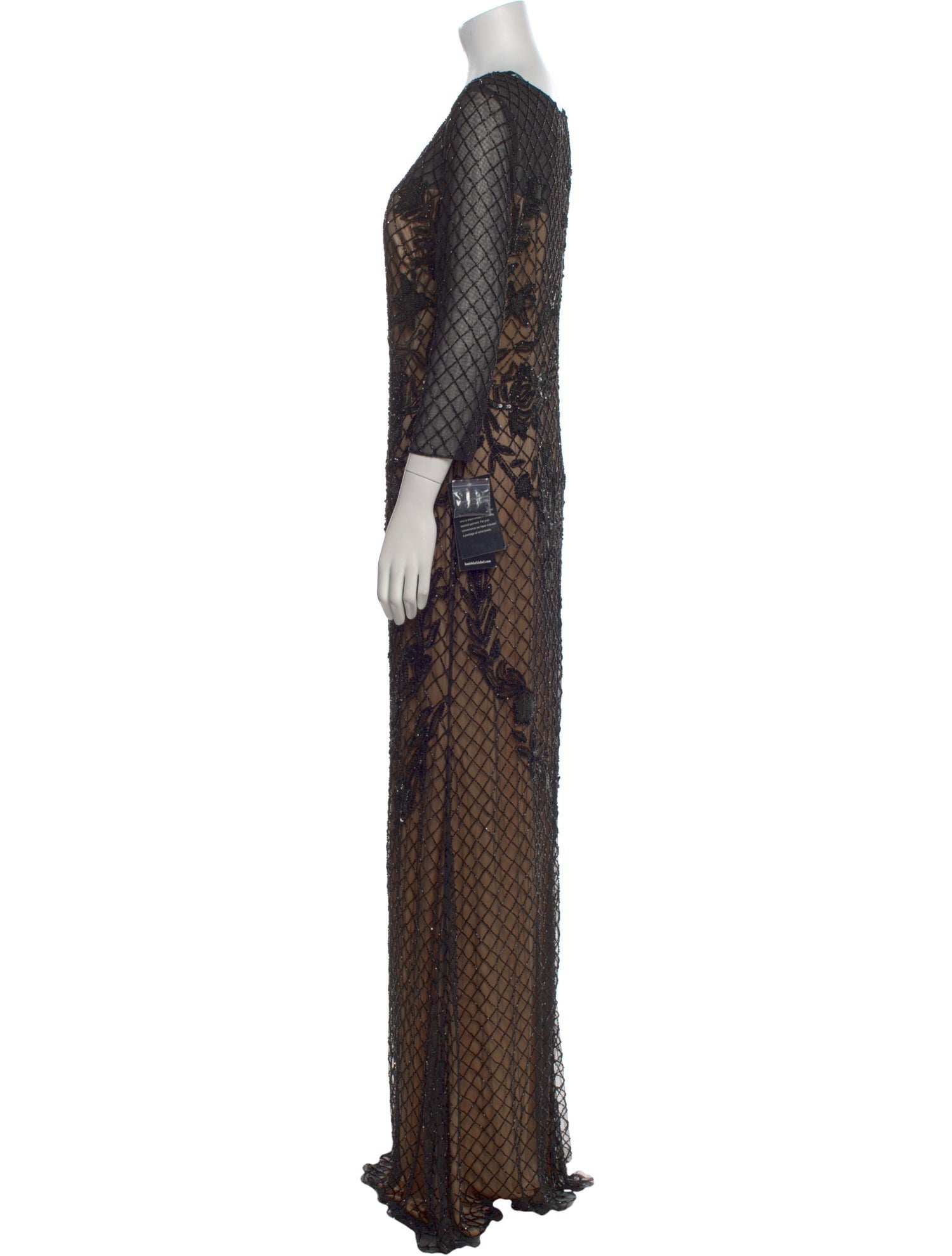 Basix Printed Long Dress w/ Tags
