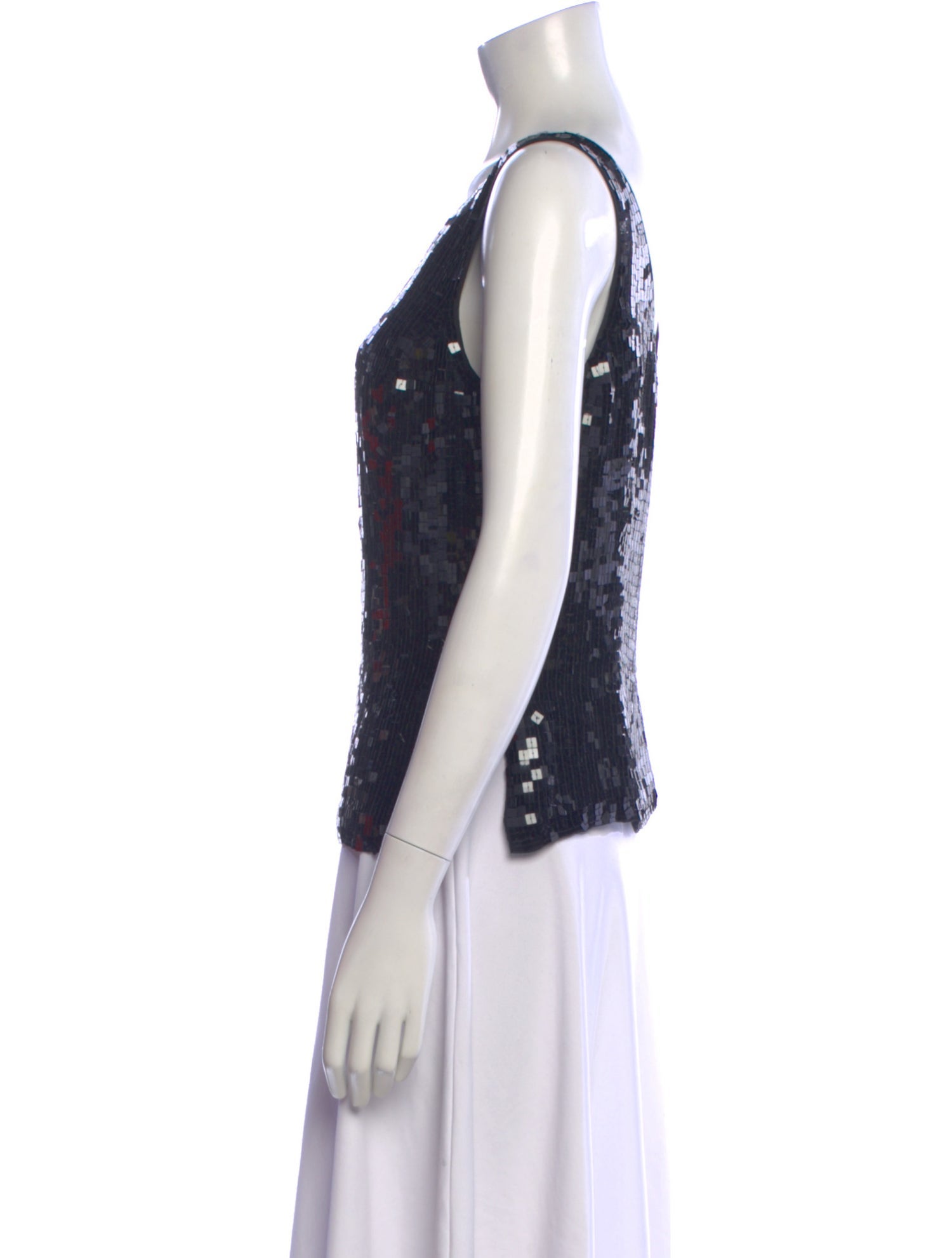 Basix Silk Patterned Top