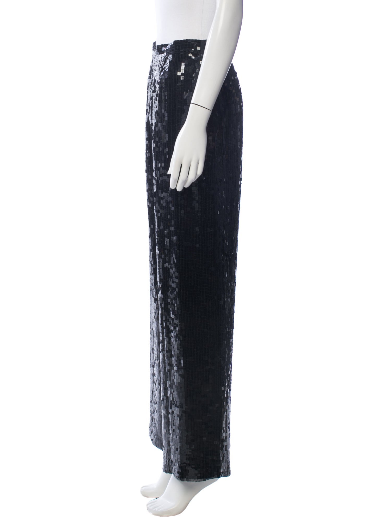 Basix Silk Wide Leg Pants