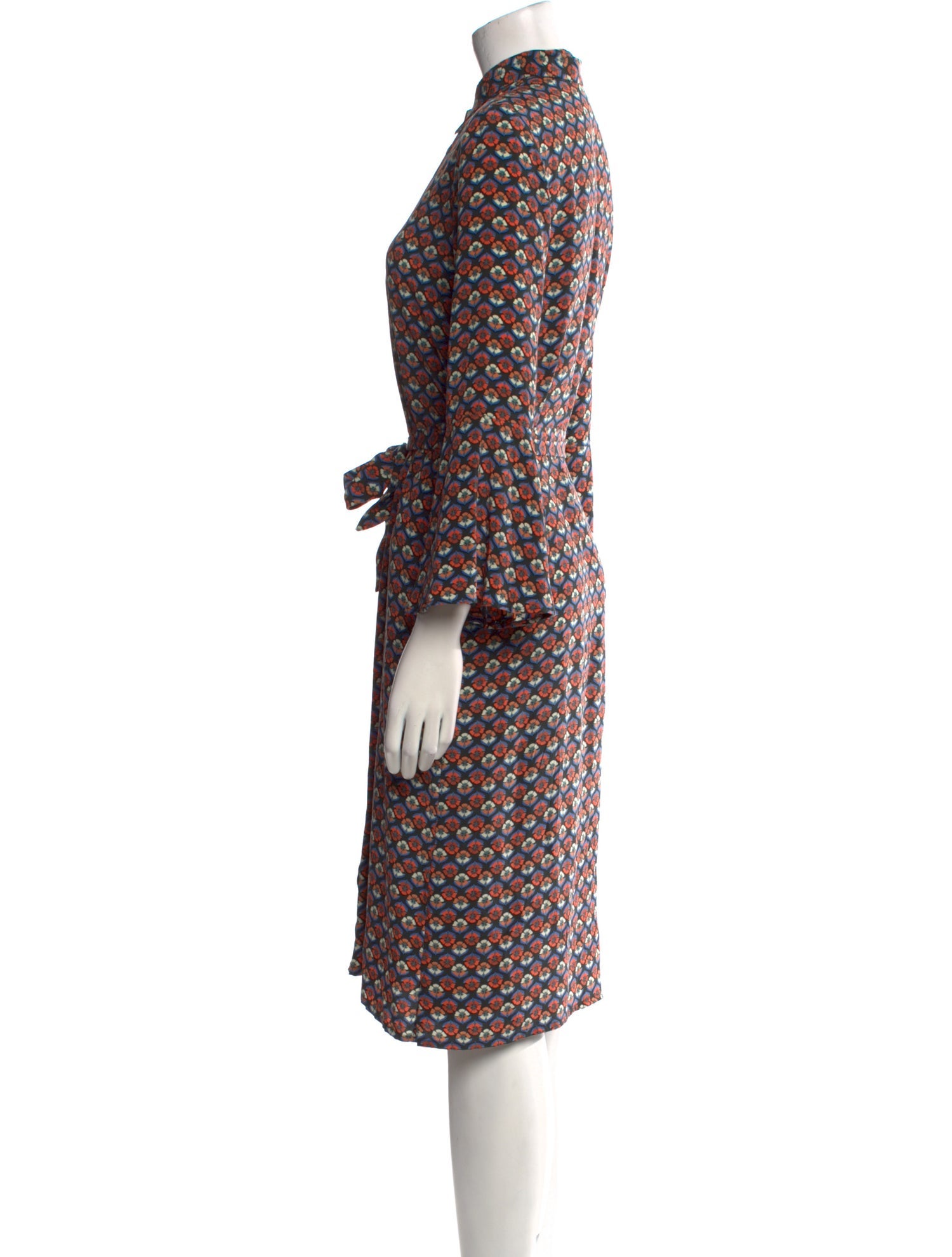 Britt sisseck Silk Midi Length Dress